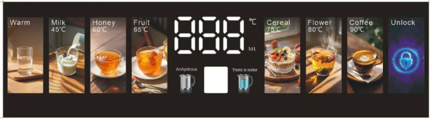 Color Display Touch Tea Bar Machine Water Dispenser